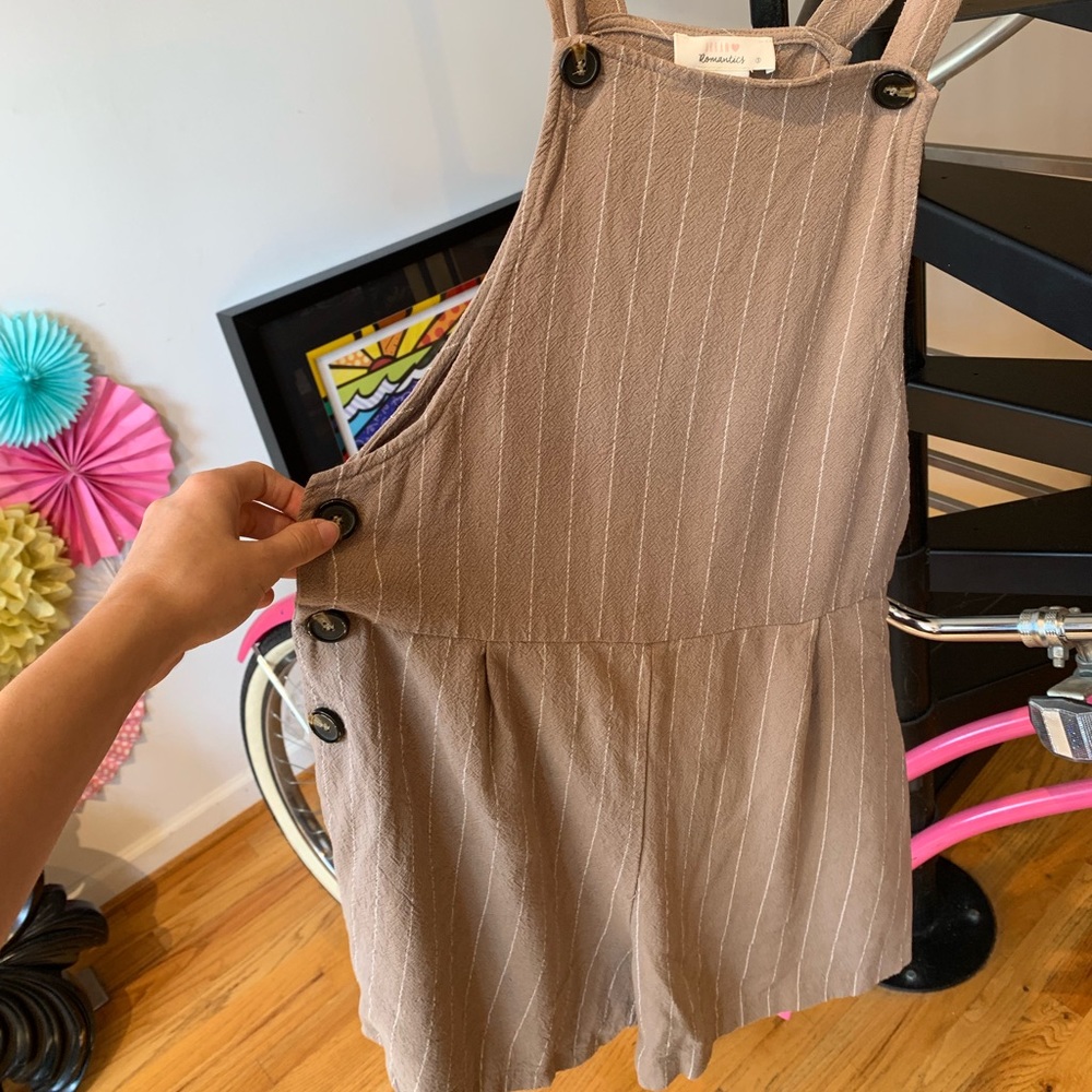 Pin stripe romper